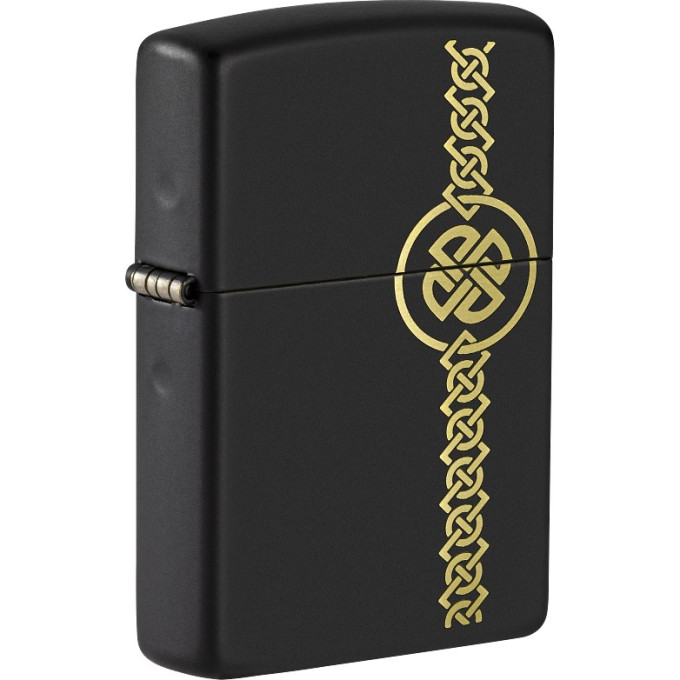 Зажигалка Zippo Celtic Design, чёрный матовый 49518